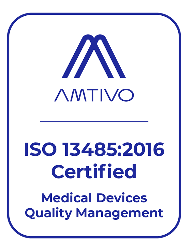 View Amtivo ISO 13485:2016 certificate