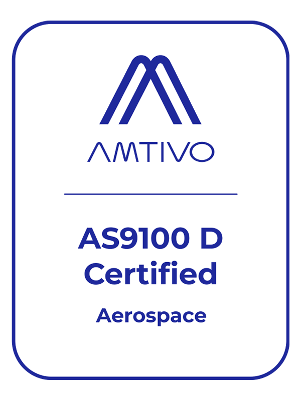 View Amtivo AS9100 D certificate